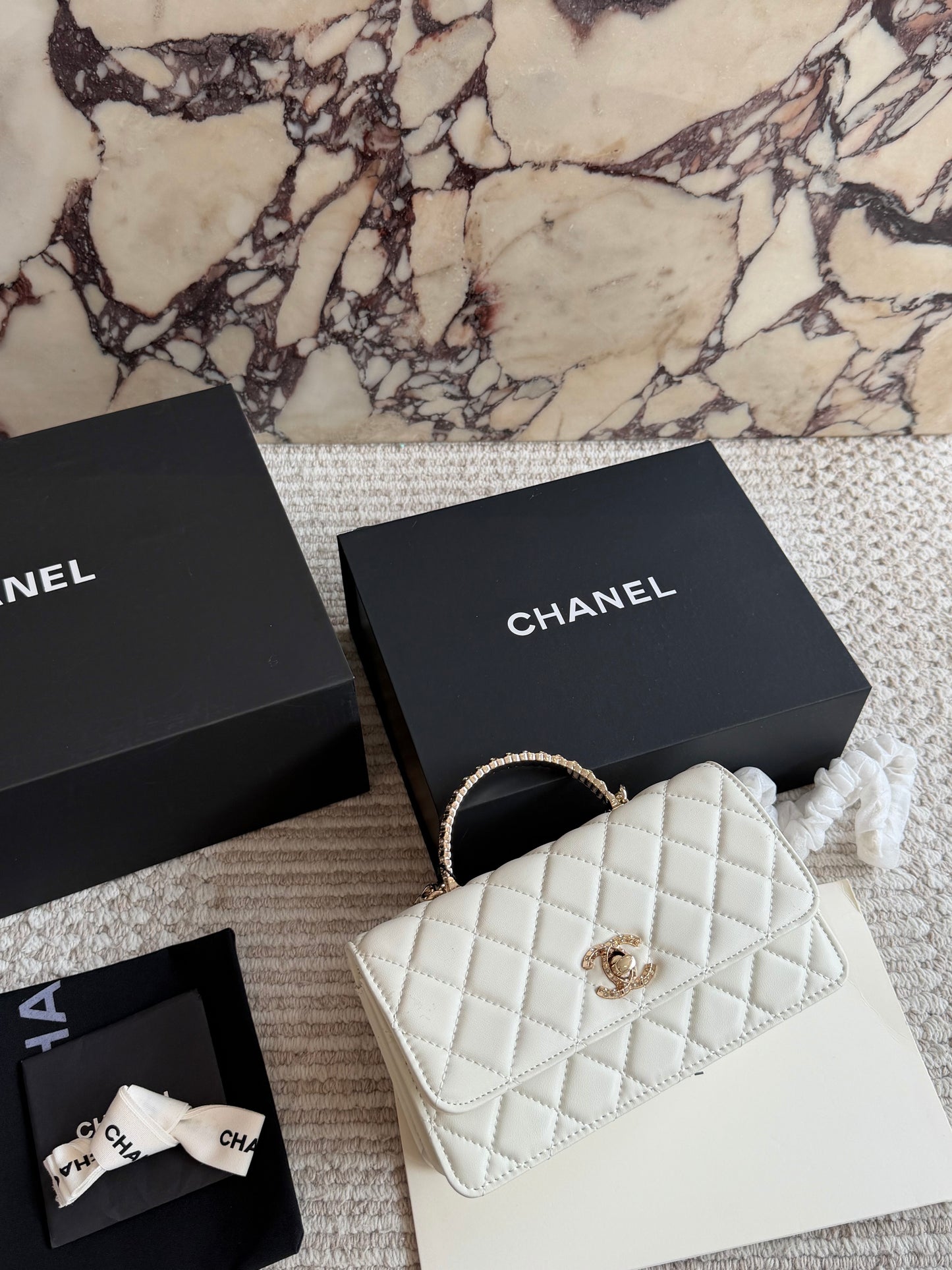 Cuero | Quilted Top Handle Flap Bag