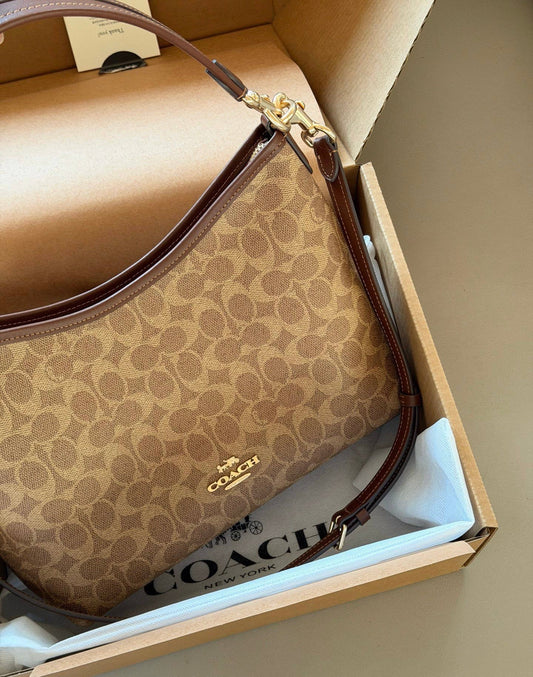 Cuero | Laurel Shoulder Bag In Signature Canvas