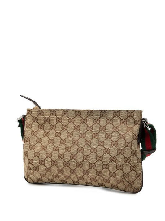 Cuero | GG Canvas Web crossbody bag