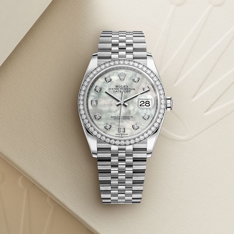Cuero | Datejust 31 White Women's Watch
