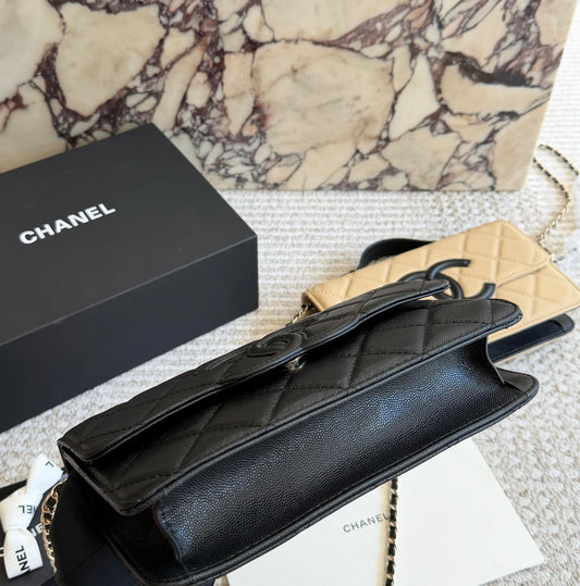 Cuero | Black Quilted Shoulder Bag
