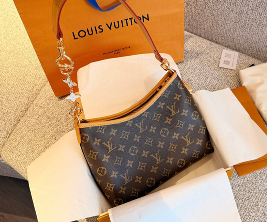 Cuero | Monogram Canvas Shoulder Bag