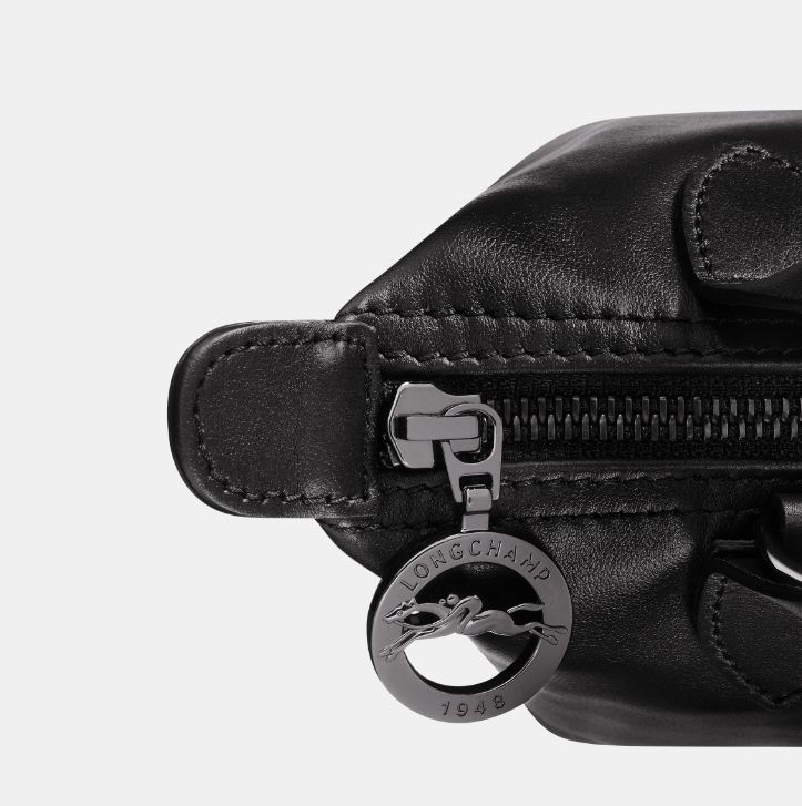 Cuero | Le Pliage Xtra XS Handbag Black Leather