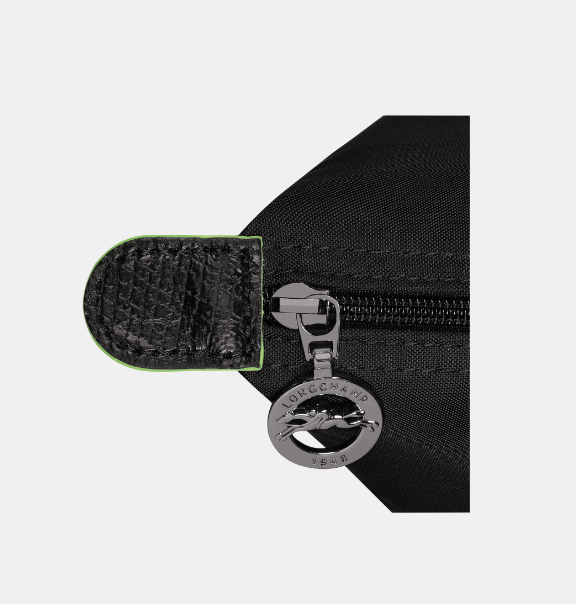 Cuero | Le Pliage Green L Tote bag Black