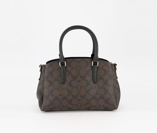 Cuero | Lillie Carryall Signature Brown Black