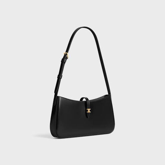Cuero | Tina Shoulder Bag In Shiny Calfskin