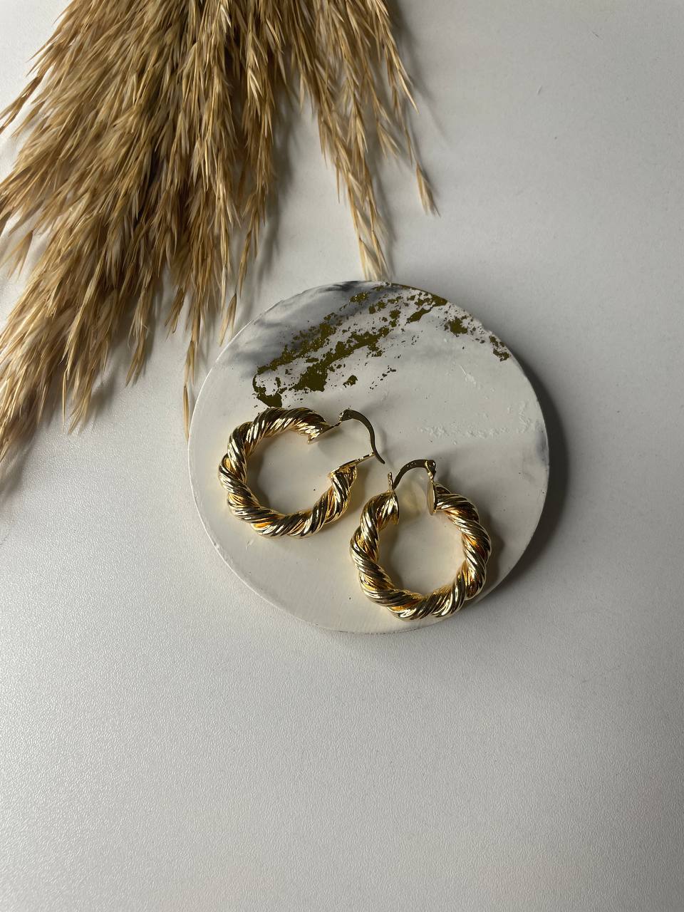 Cuero | Round Earrings