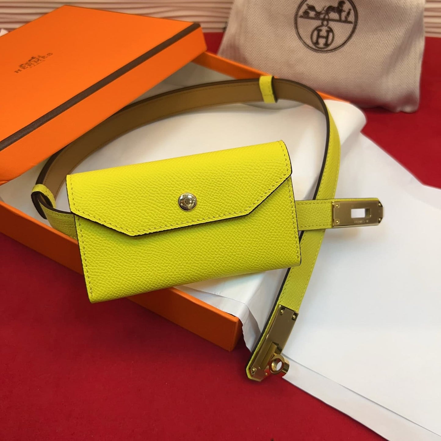 Hermes Belt with pucket