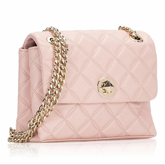 Cuero | Original Kate Spade New York Natalia Small Flap Crossbody Rose Smoke