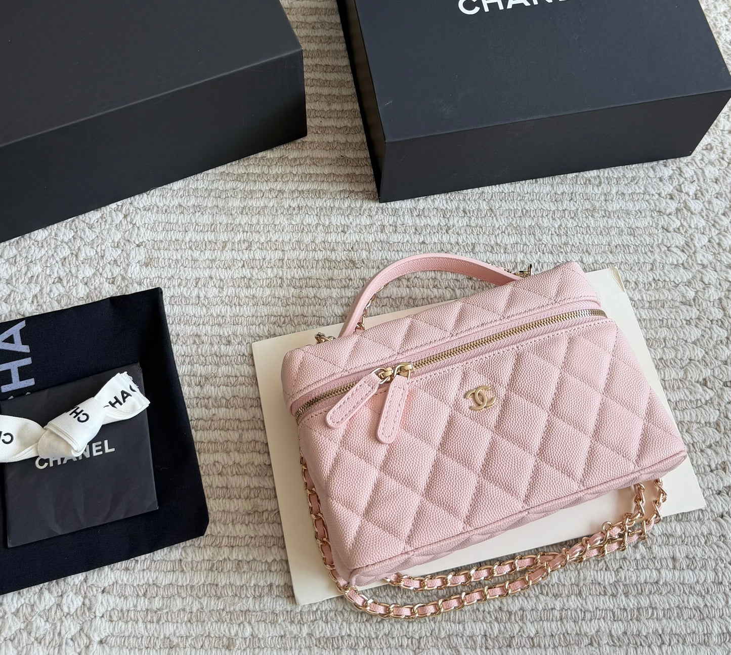 Cuero | Quilted Vanity Case Bag