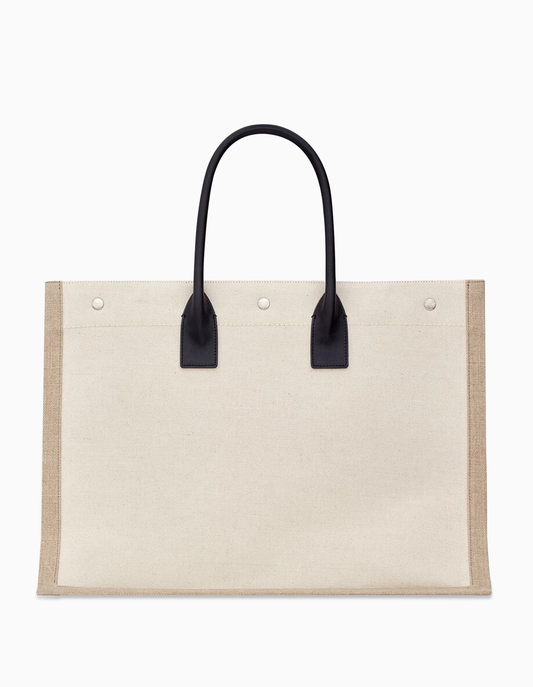 Cuero | Rive Gauche recycled canvas with logo bag
