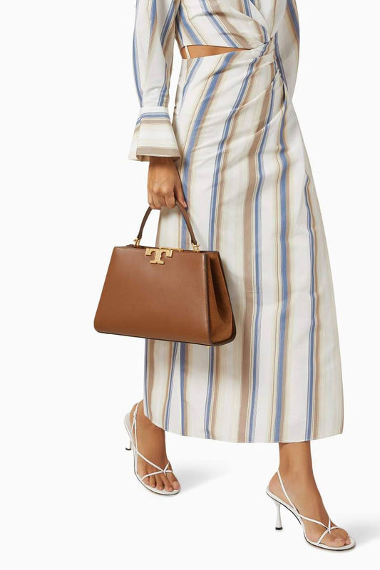 Cuero | Eleanor leather tote bag in Camel