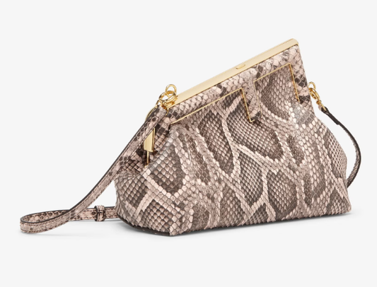 Cuero | First Small Python Leather Bag