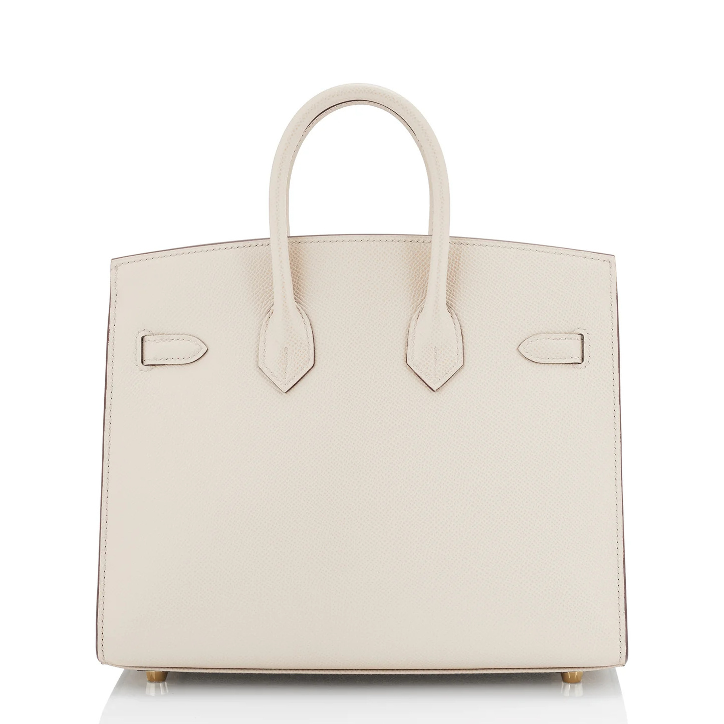 Cuero | Birkin White Leather Gold Hardware