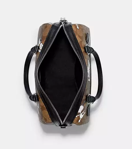 Cuero | X Peanuts Rowan Satchel In Signature Canvas With Snoopy Print
