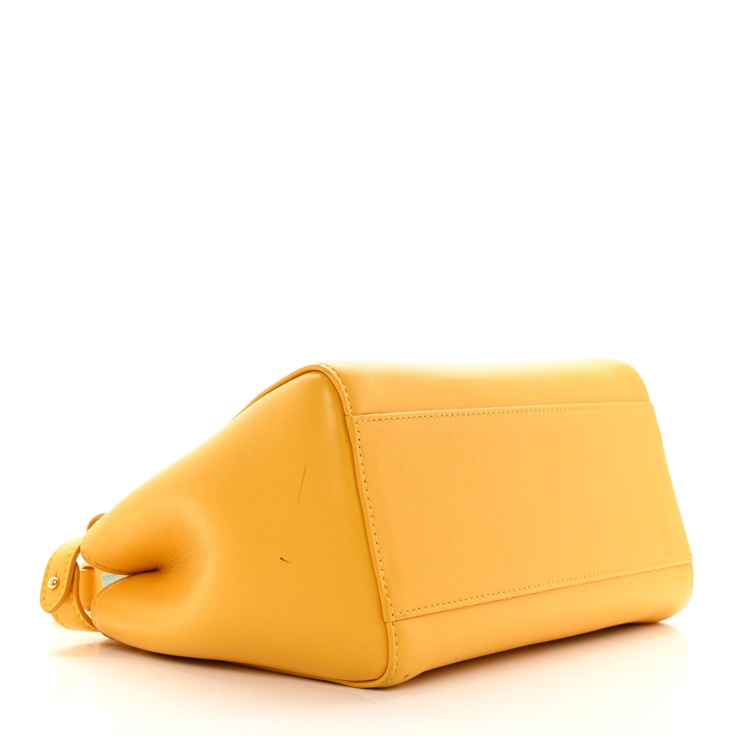 Cuero | Nappa Stacked Bar Mini Peekaboo Iconic Satchel Mimosa