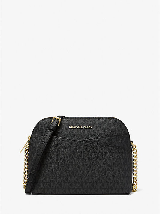 Cuero | Jet Set Travel Medium Logo Dome Crossbody Bag