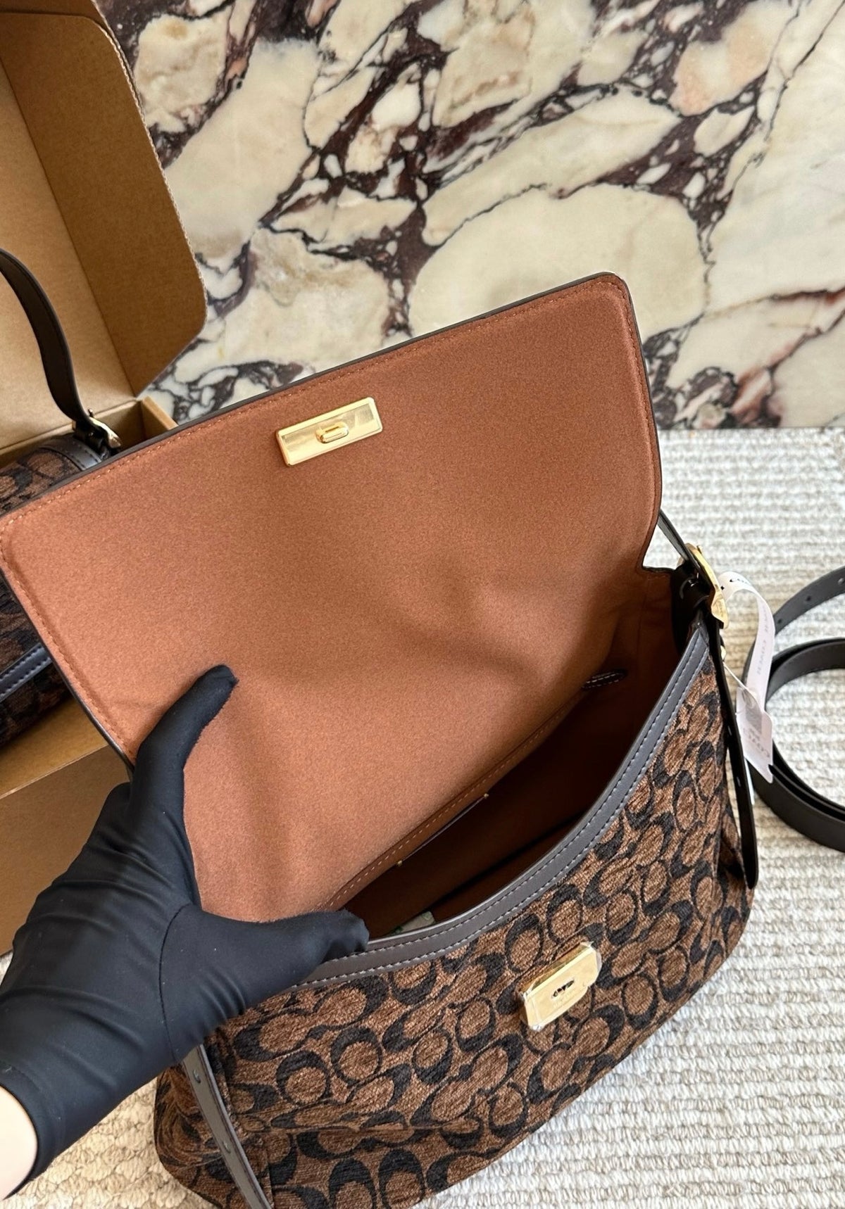 Cuero | Signature Flap Shoulder Bag