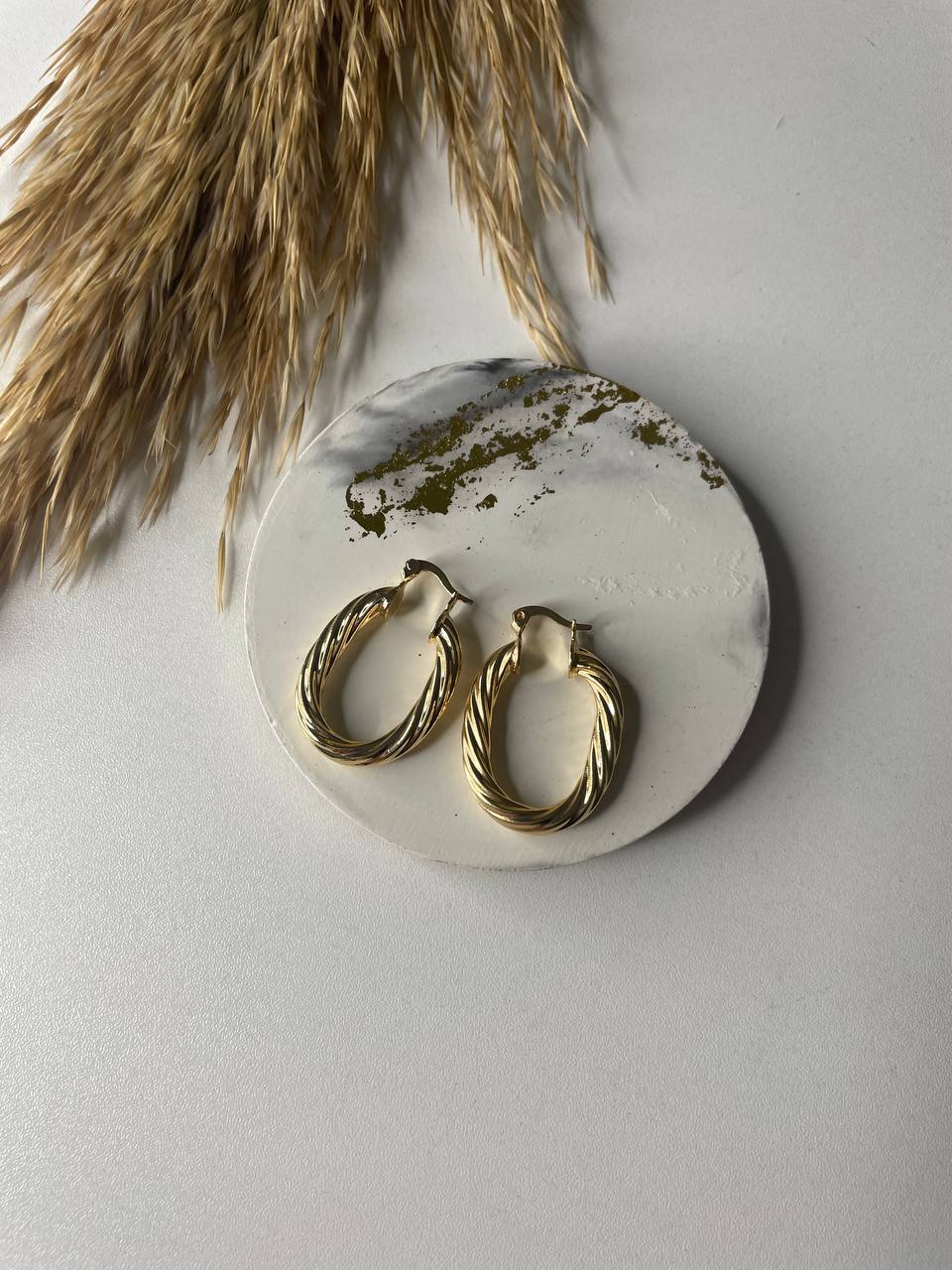 Cuero | Round Earrings