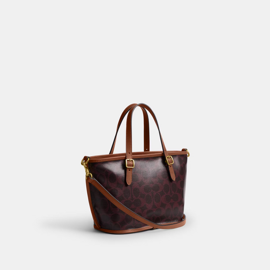 Cuero | TAXI TOTE BAG 21 IN SIGNATURE CANVAS