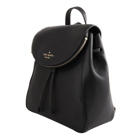 Cuero | Original Leila Medium Flap Backpack Black