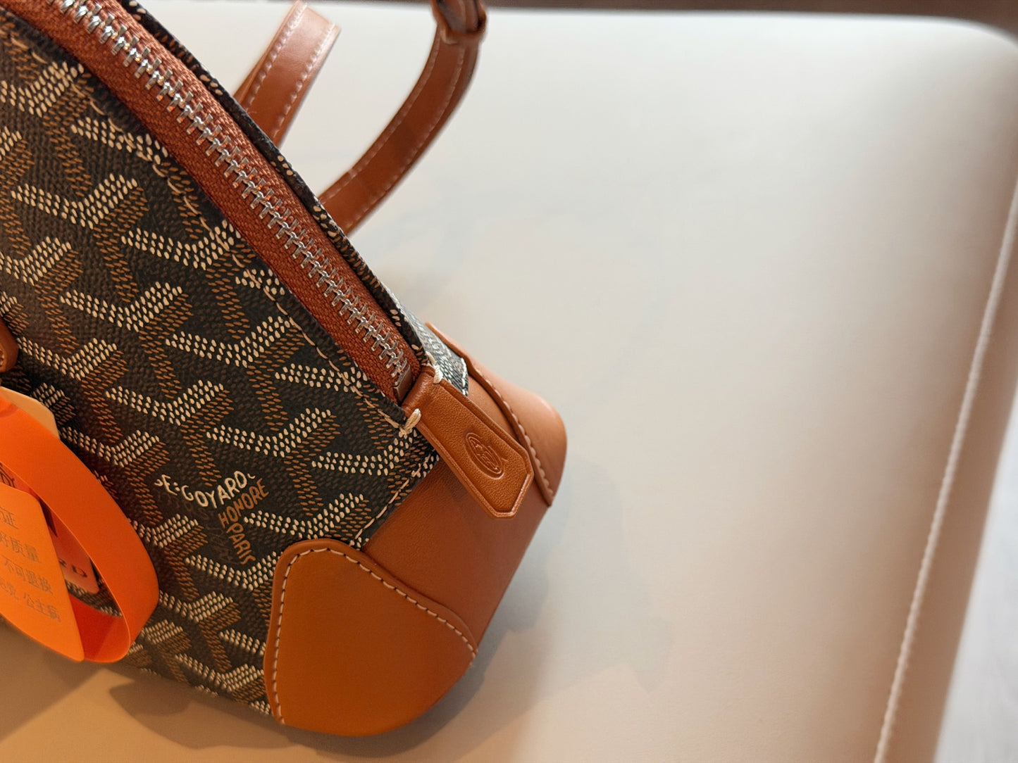 Cuero | Monogram Dome Top Handle Bag
