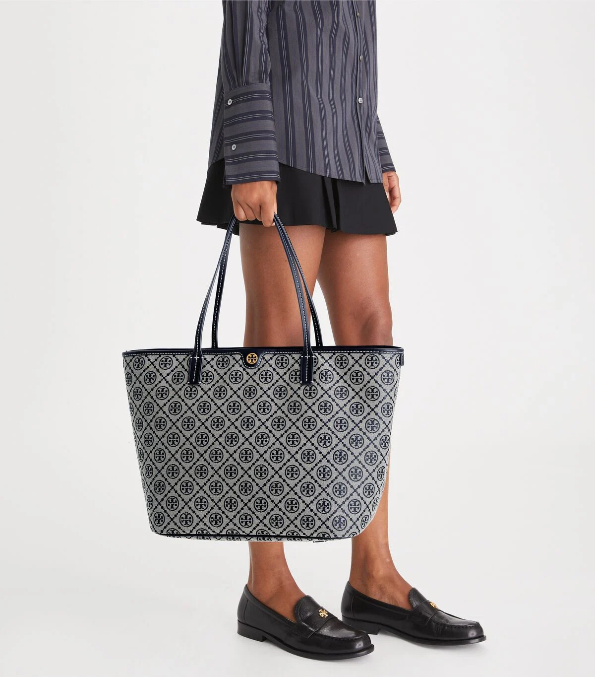 Cuero | Monogram Zip Tote Bag