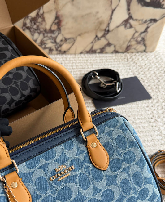 Cuero | Monogram Satchel Bag