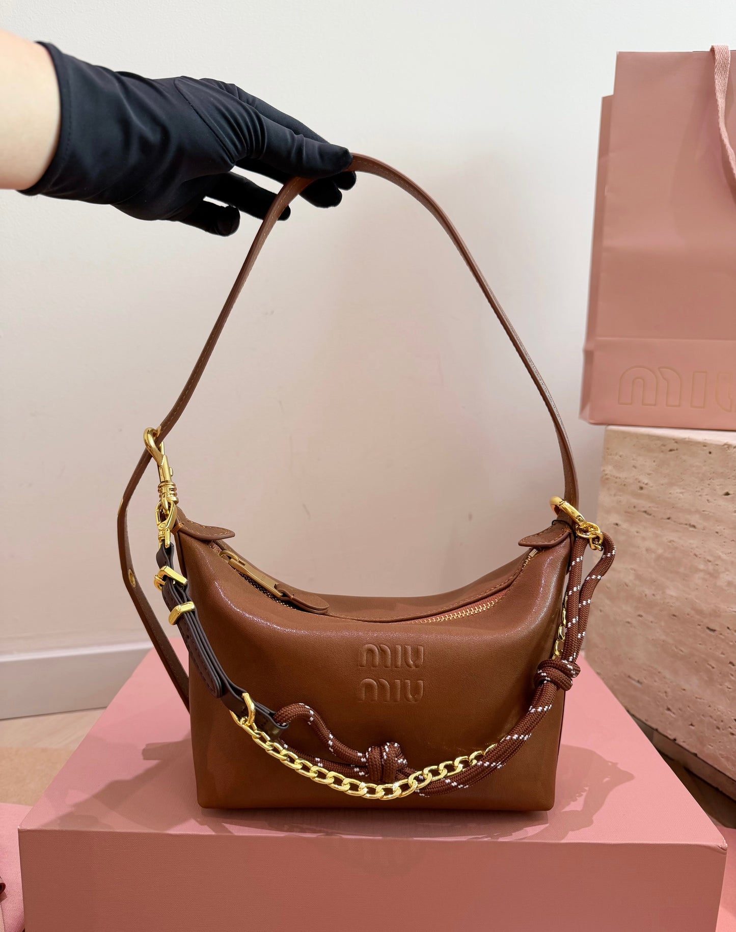 Cuero | Mini Shoulder Bag Camel
