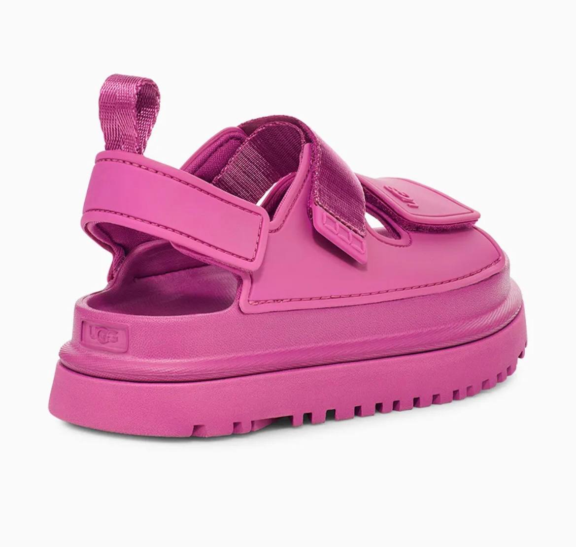 Cuero | UGG Youth GoldenGlow Pink Sandal