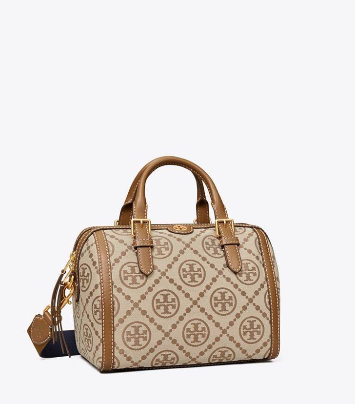 Cuero | Mini Monogram Jacquard Barrel Bag