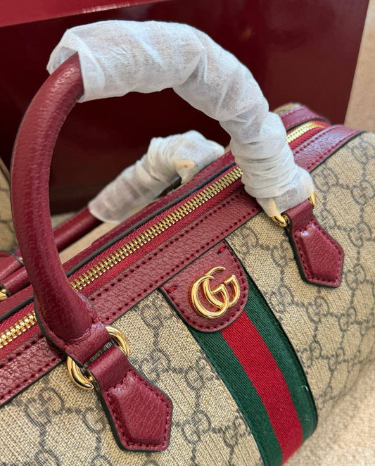 Cuero | Ophidia Medium Boston Bag