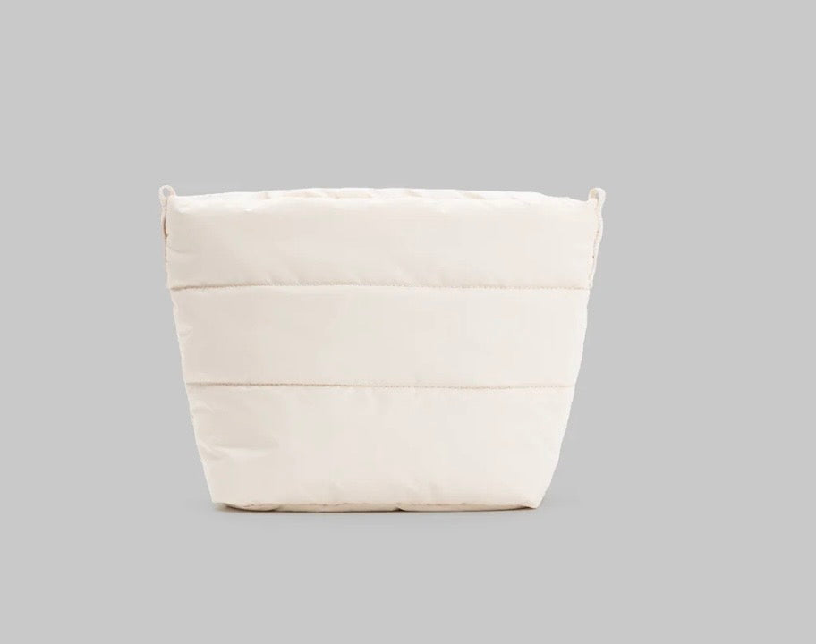 Cuero | Topologo Besace Puffer Bag - Offwhite