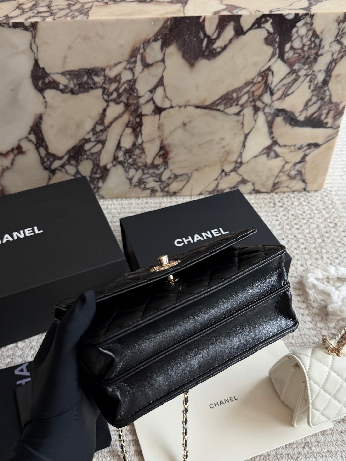Cuero | Quilted Top Handle Flap Bag