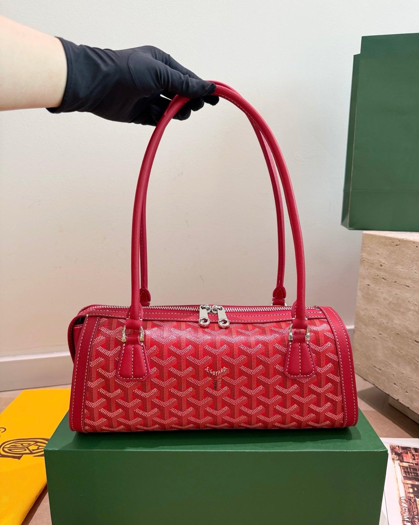 Cuero | Monogram Barrel Bag