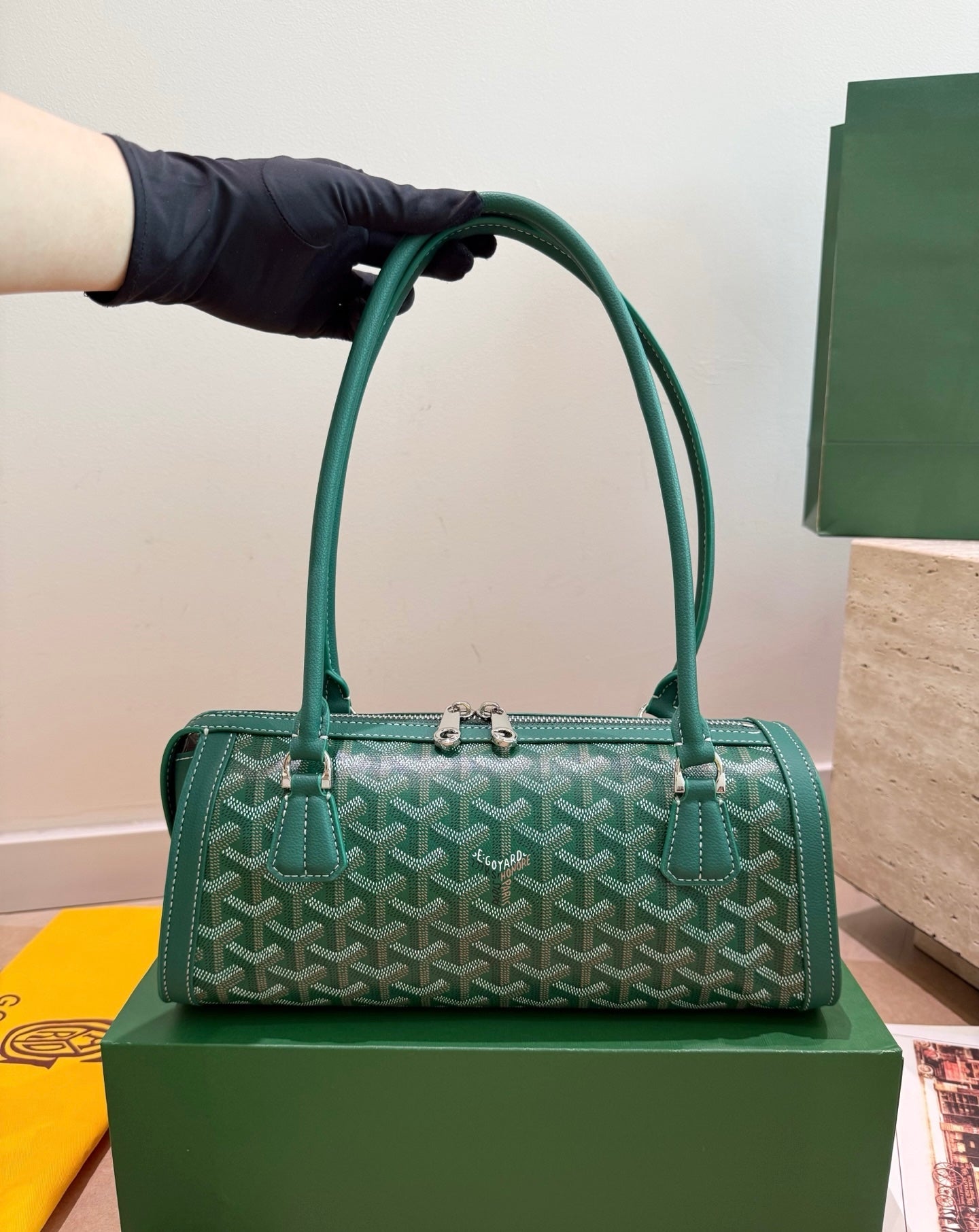 Cuero | Monogram Barrel Bag