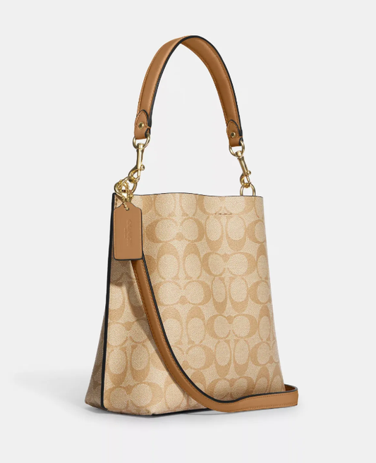 Cuero | Mollie Bucket Bag In Signature Canvas