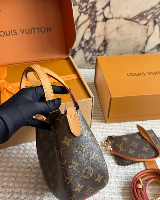 Cuero | Monogram Mini Hobo Bag