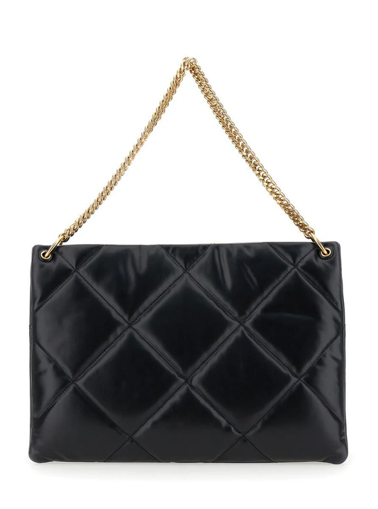 Cuero | Shoulder Bag With Logo Plaque And Double T Motif In Leather Bag