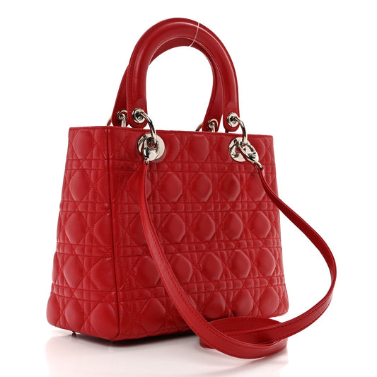 Cuero | Lambskin Mini Lady Red