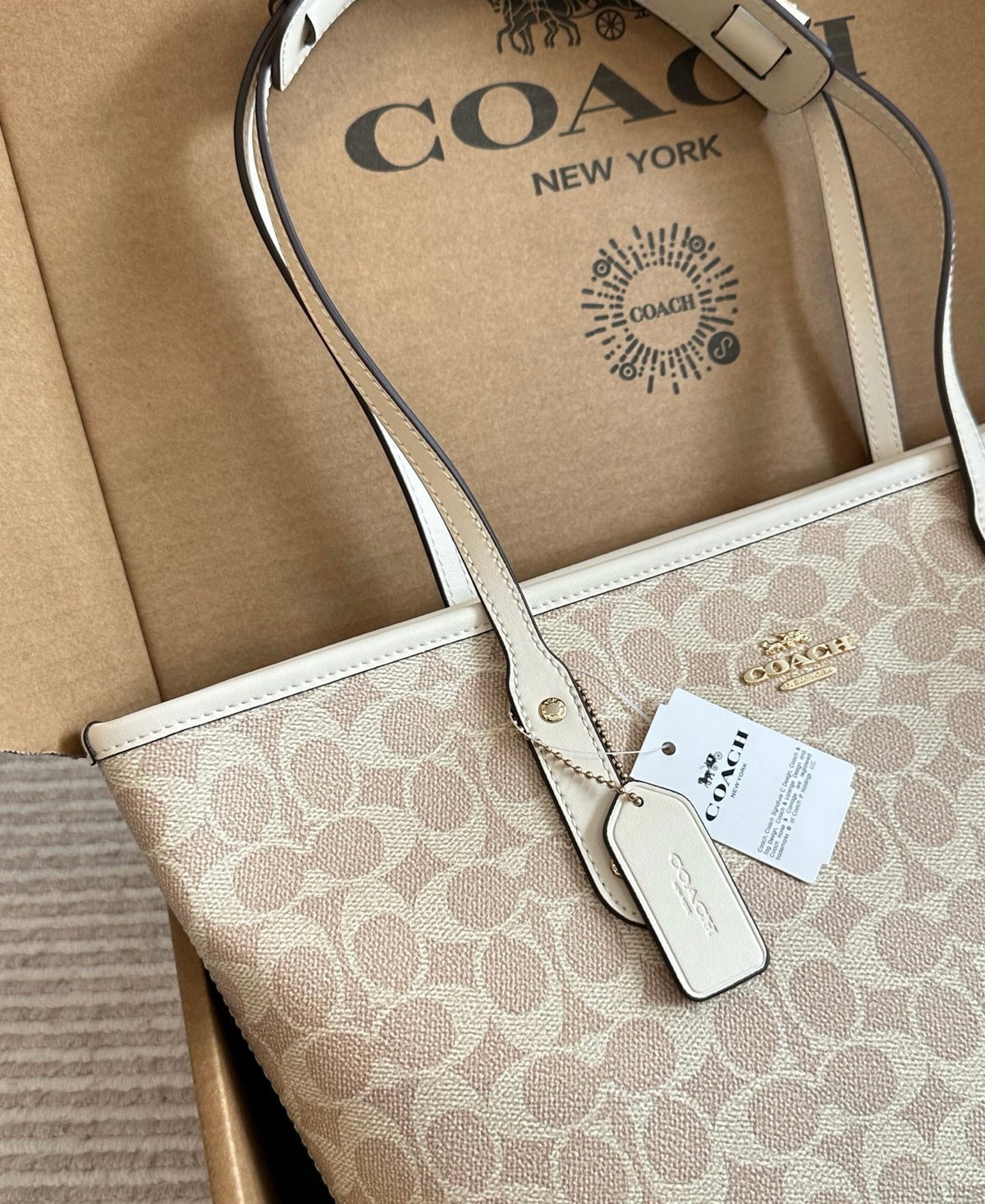 Cuero | Signature Tote Bag - Beige
