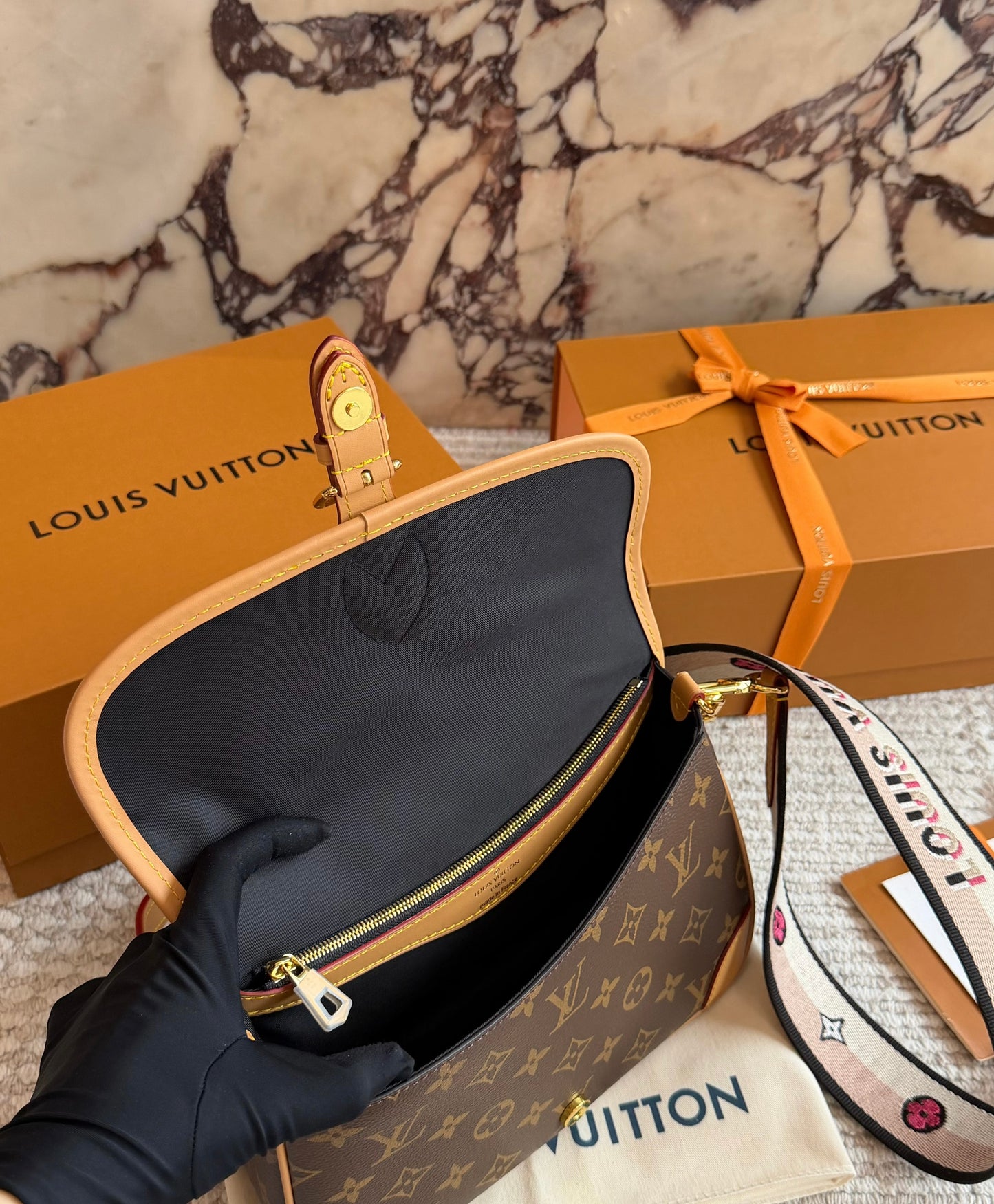 Cuero | Monogram Flap Crossbody