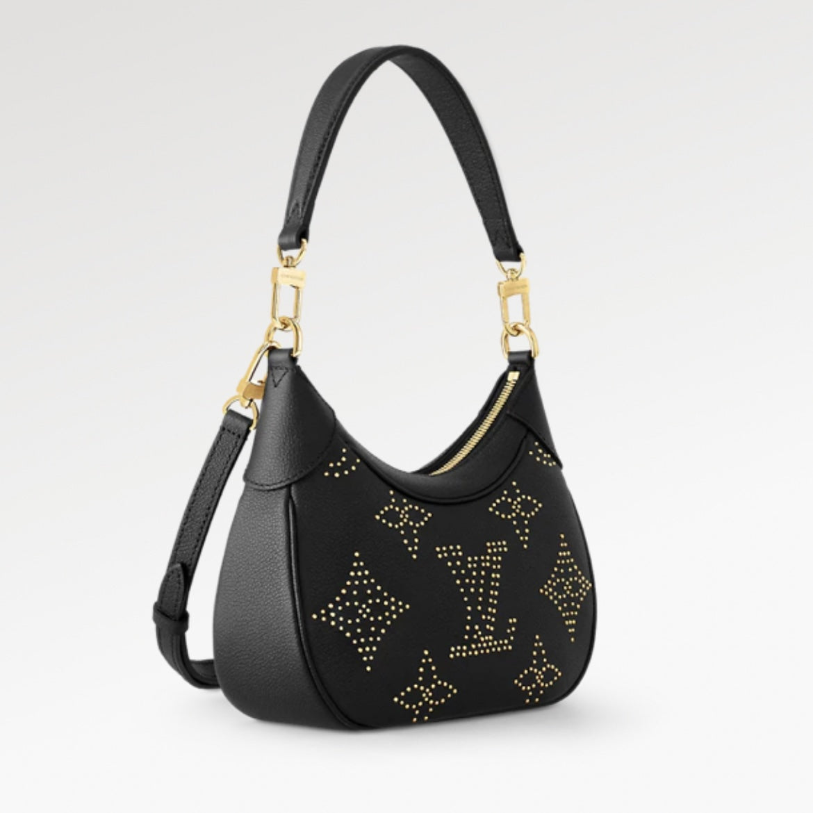Cuero | Monogram Plain Leather Logo Handbag