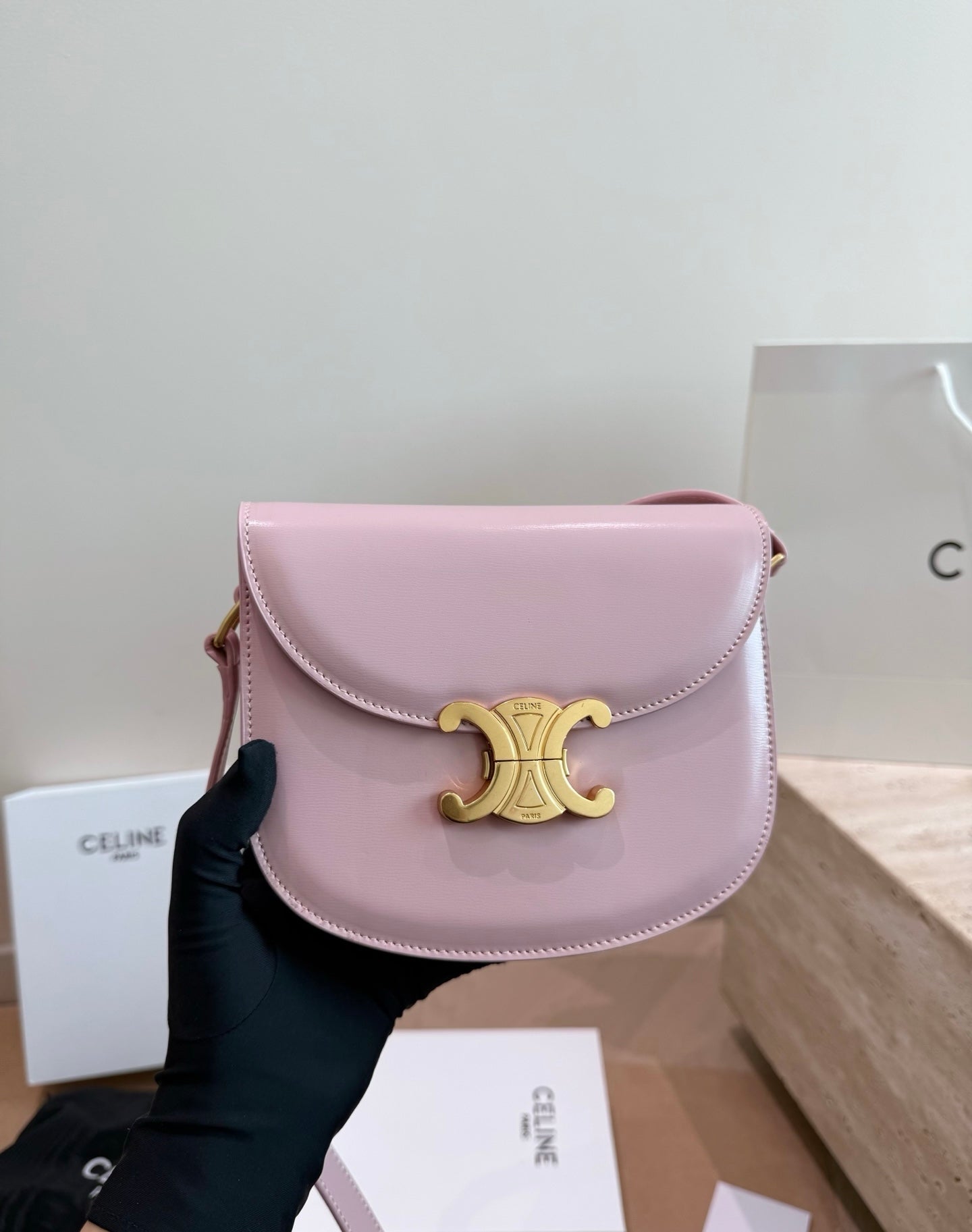 Cuero | Monogram Saddle Crossbody Bag