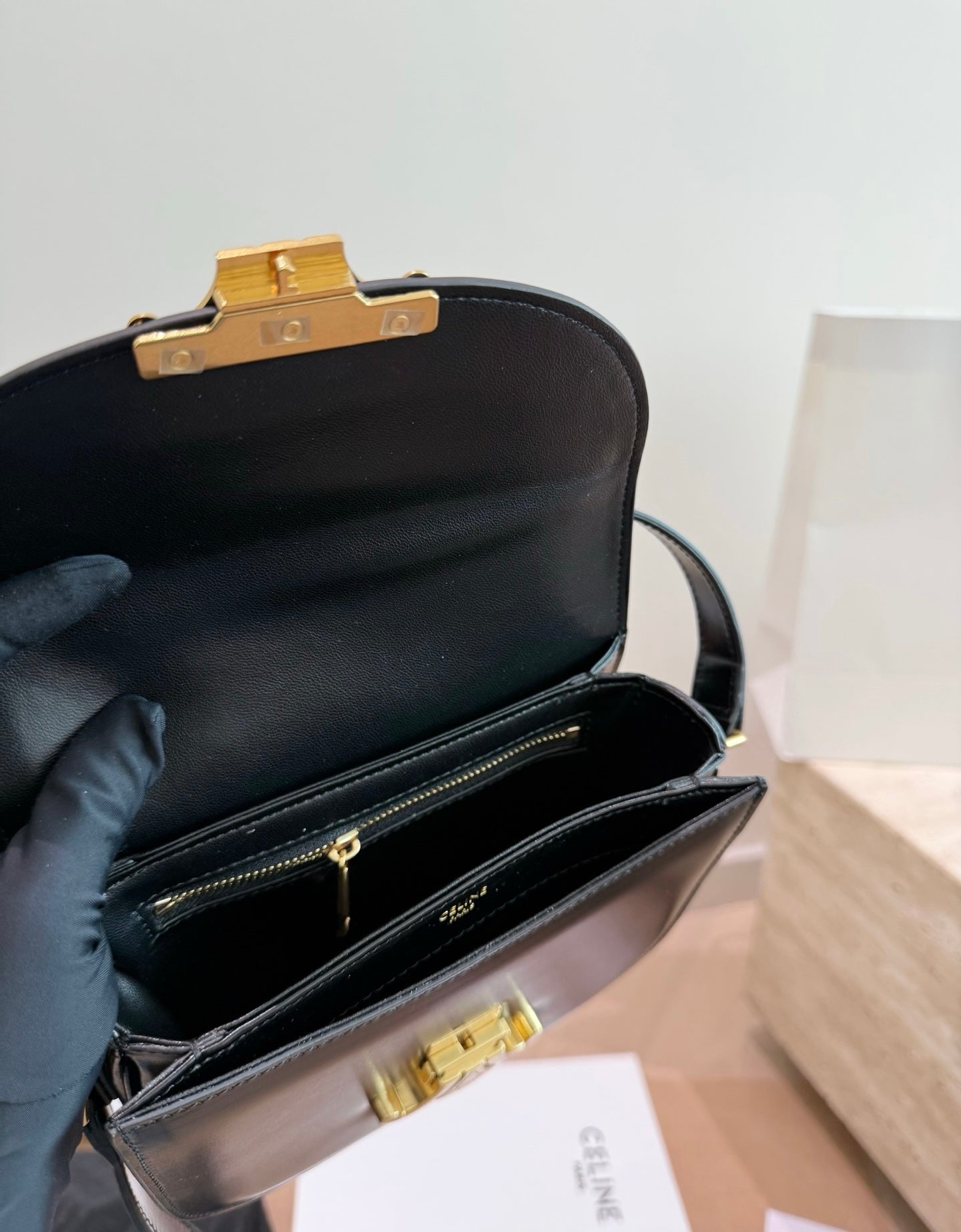 Cuero | Monogram Saddle Crossbody Bag