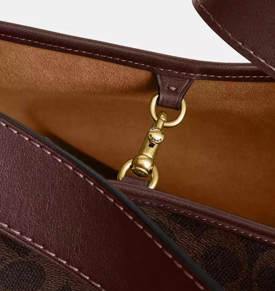 Cuero | BLEECKER BUCKET BAG IN SIGNATURE CANVAS