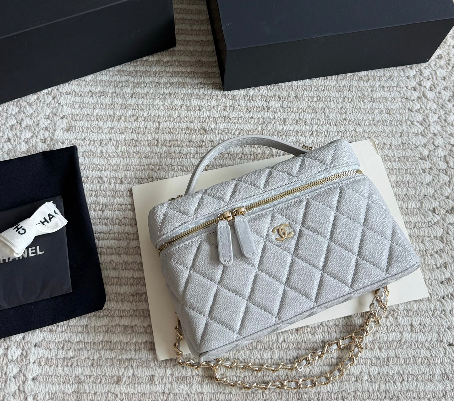 Cuero | Quilted Vanity Case Bag