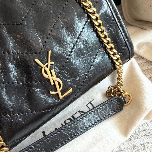 Cuero | Chevron Quilted Chain Tote