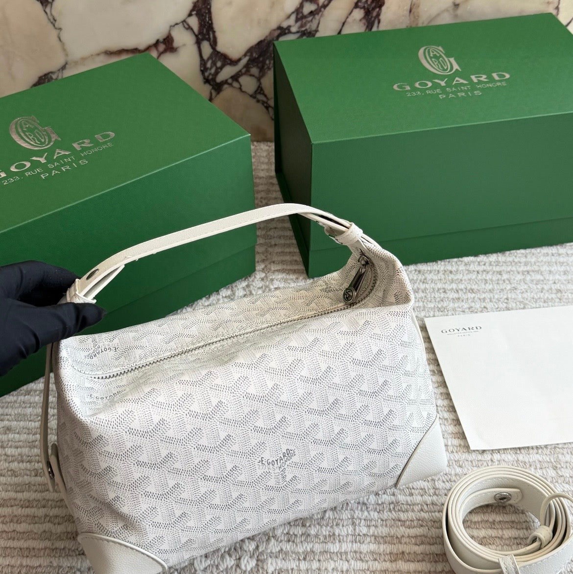 Cuero | Signature Monogram Hobo Bag
