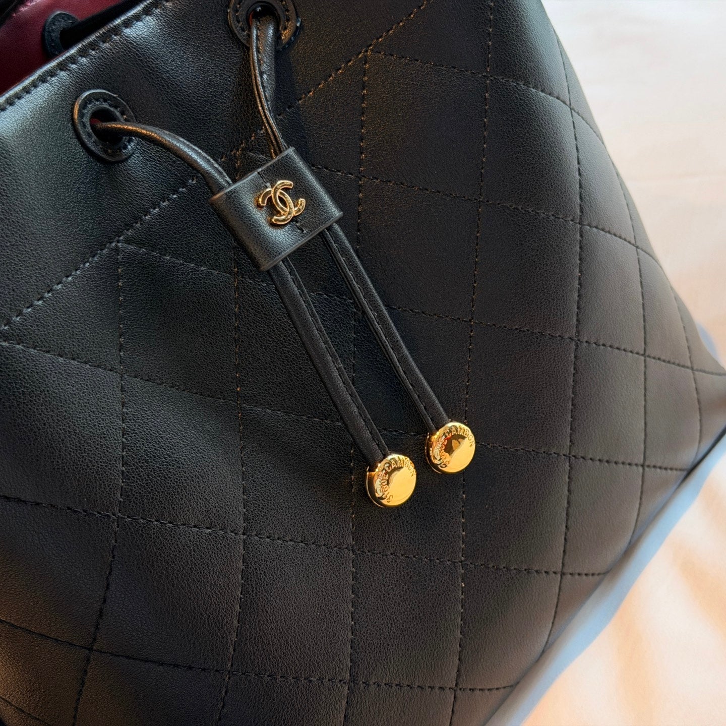 Cuero | Quilted Bucket Bag